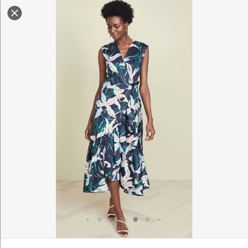 Tory Burch cotton wrap dress. - Picture 8 of 9